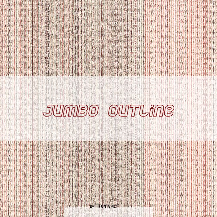 Jumbo Outline example